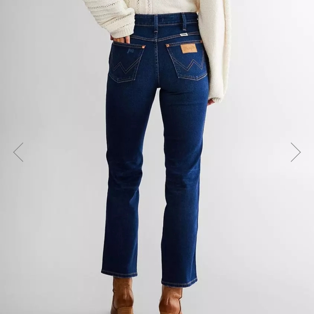 Wrangler wild west high rise strait jeans